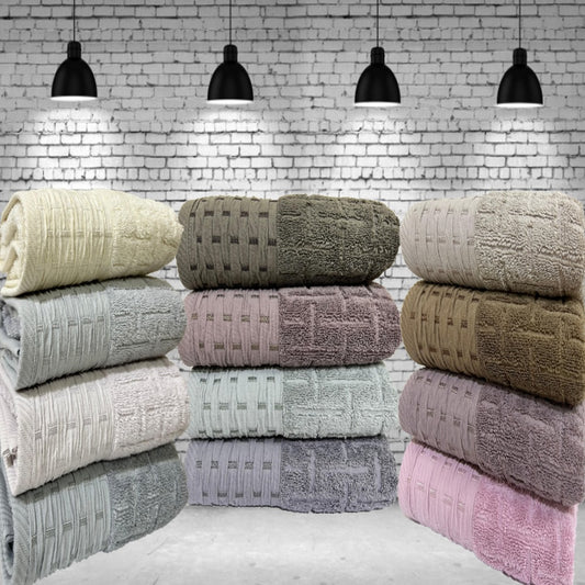 El Havlusu 50x90 cm Hasır Desenli (SET 3)